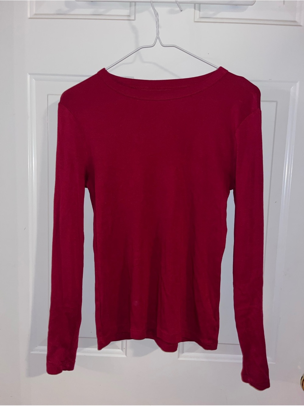 A New Day Classic Women's Long-Sleeve Crewneck Top - Red